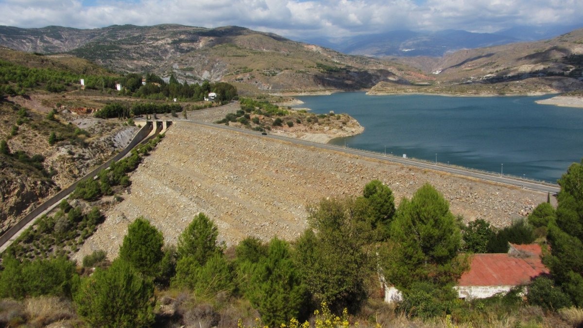 El pantano de Benínar, uno de los recursos hídricos de la provincia.