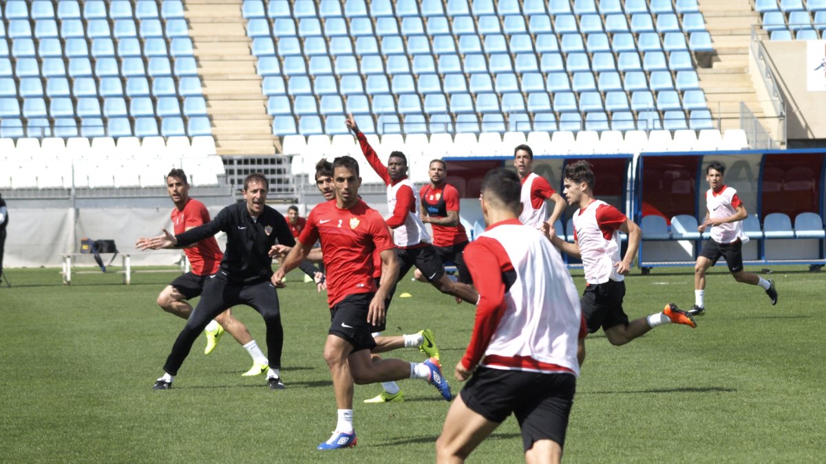 Ramis viviendo el entrenamiento.