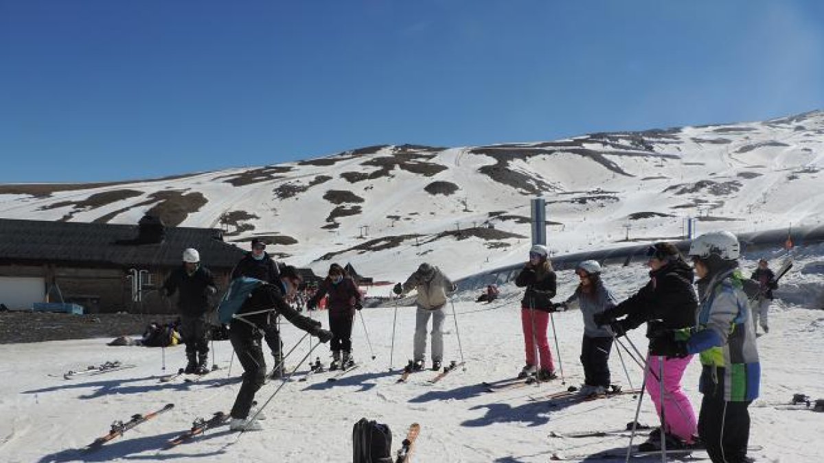 Esquí en Sierra Nevada.