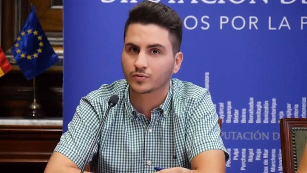 El concejal de Deportes de Níjar, Sergio Vicente.