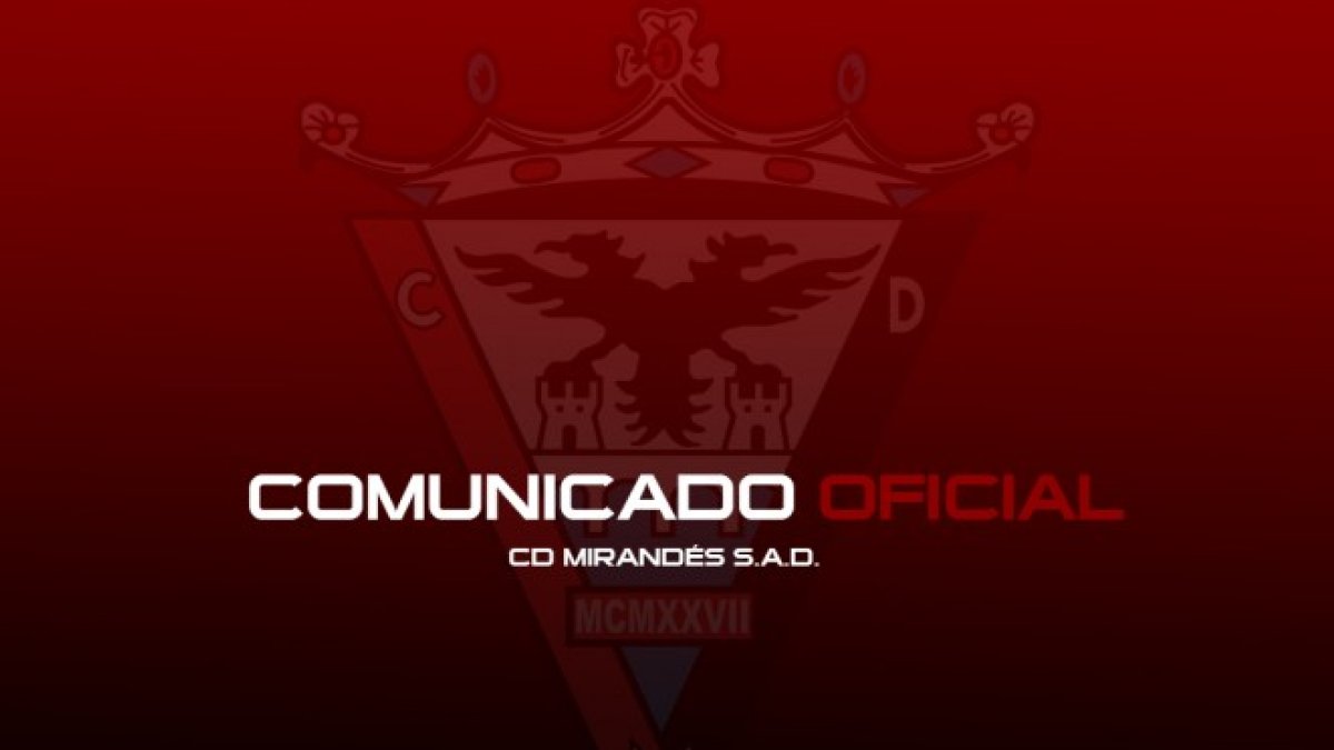 Comunicado oficial del Mirandés.