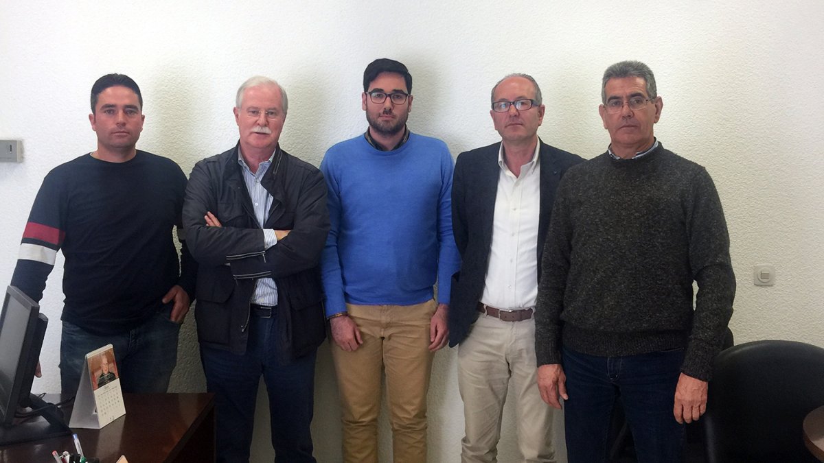 Los alcaldes de Uleila, Lucainena, Tabernas, Sorbas y Turrillas.