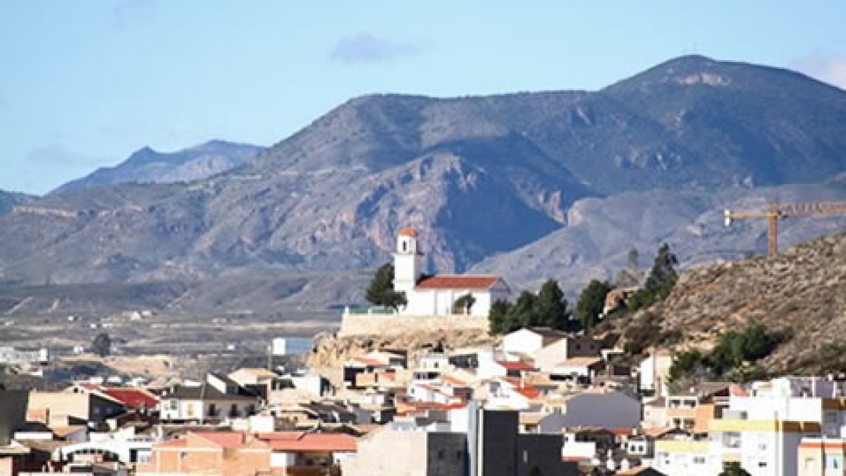 Vista general del pueblo de Cantoria.