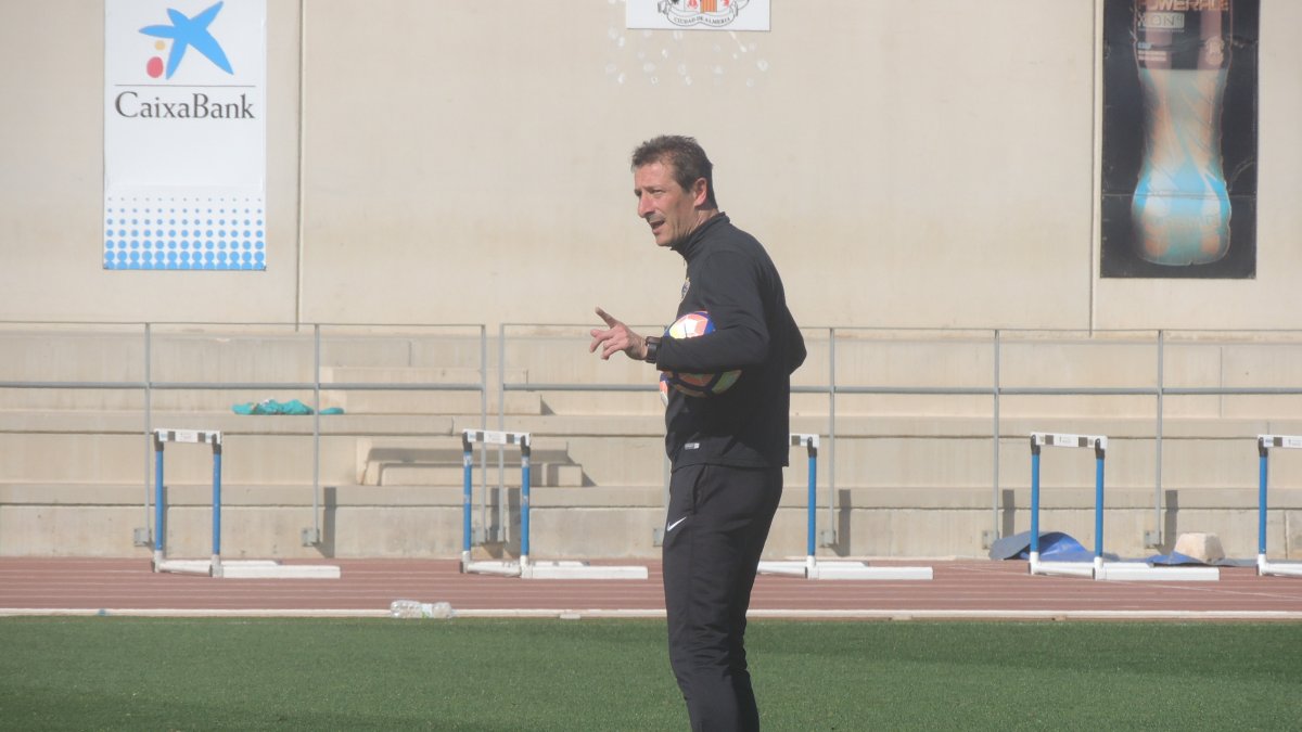 Ramis, en el campo Anexo en un entrenamiento.