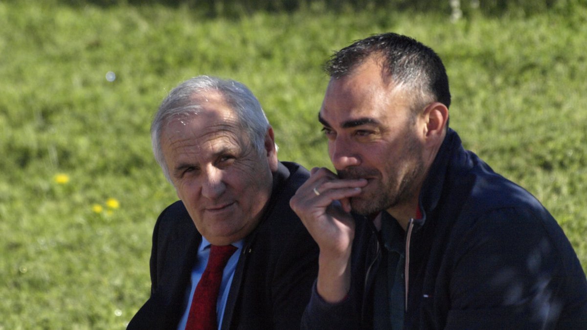 Raúl Lozano con Alfonso García.