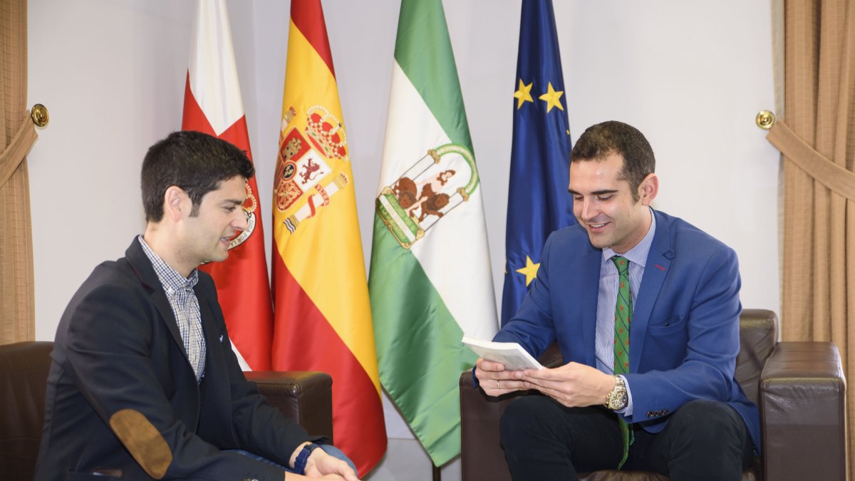 Ramón González y Ramón Fernández Pacheco, esta mañana