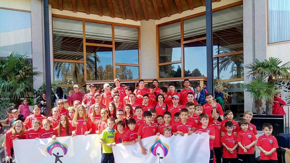 Los representantes del Pavía Costa de Almería.