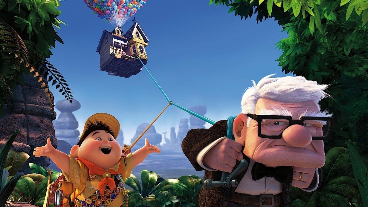 Fotograma de la película de animación y aventuras Up, producida por Disney y Pixar y dirigida por Pete Docter.