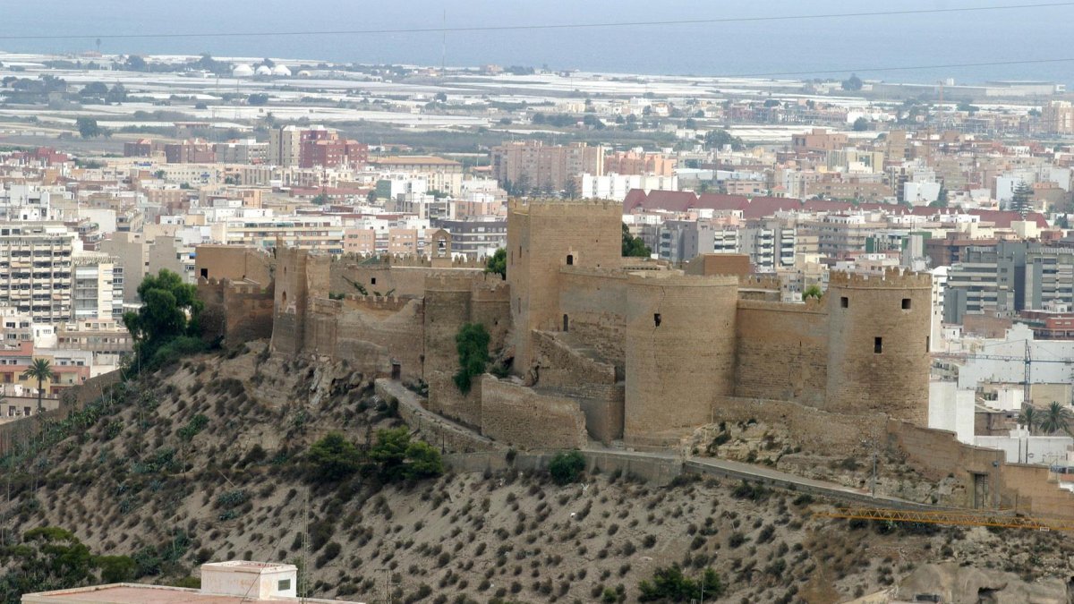 Vista general de la Alcazaba de Almería.