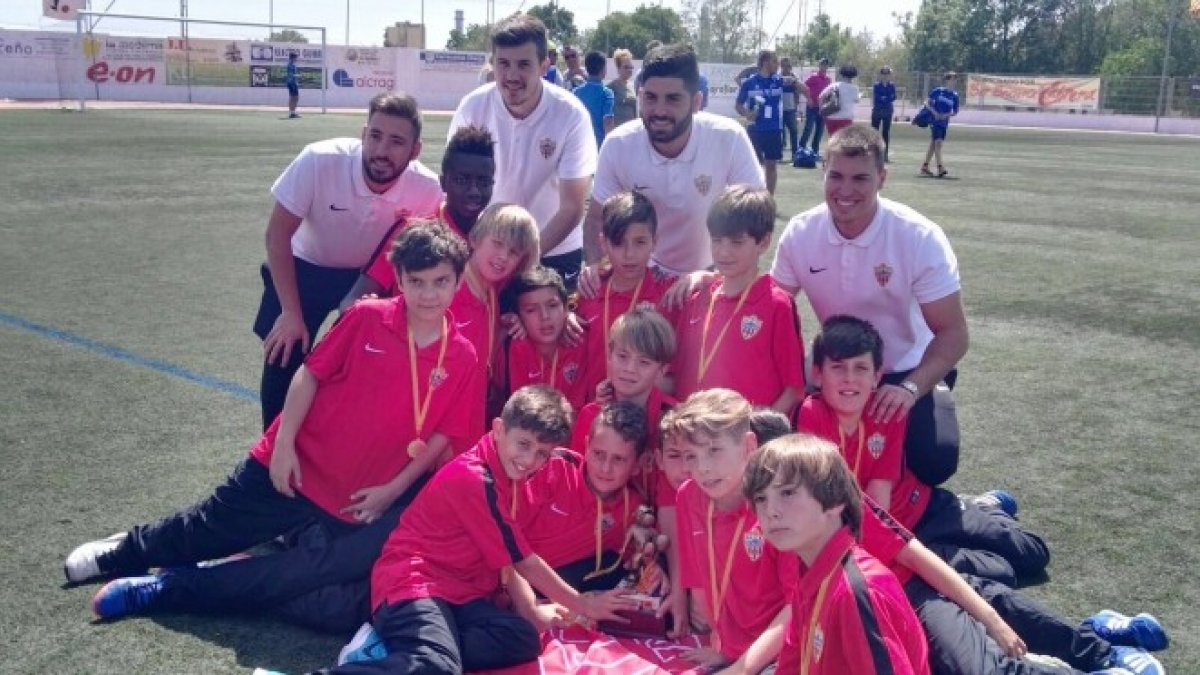 El alevín B del Almería.