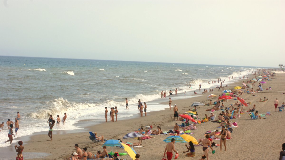 Una de las playas del municipio roquetero.