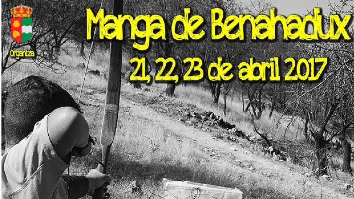 El cartel de un evento mundial en Benahadux.
