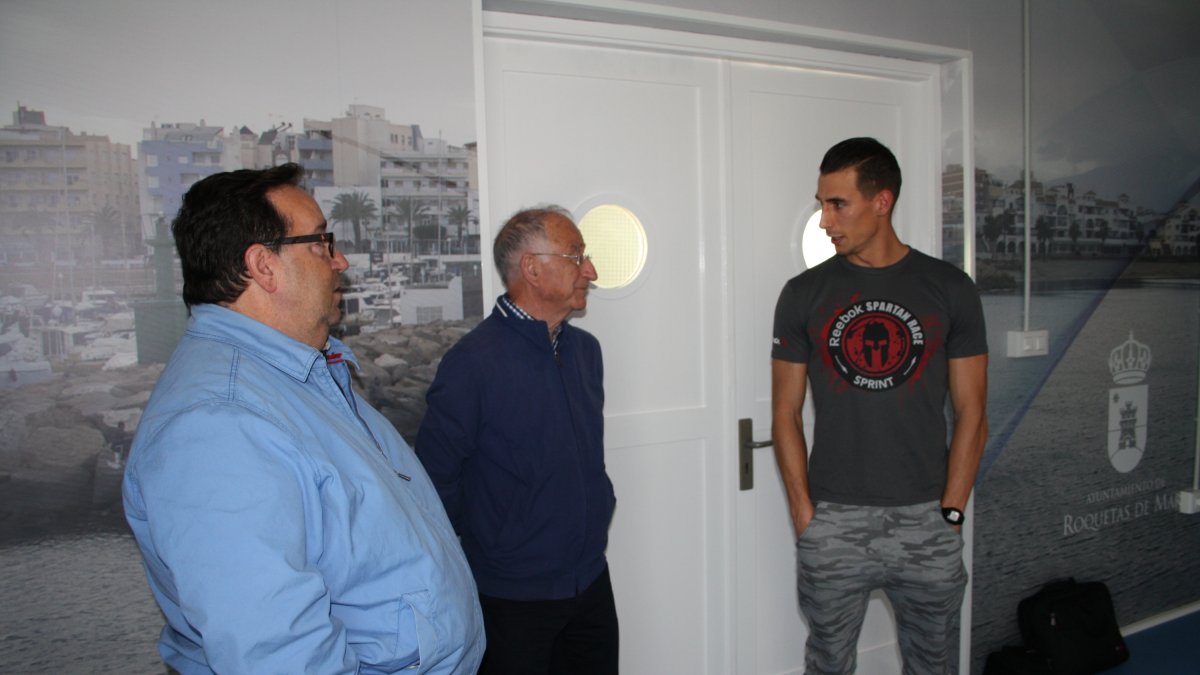 Gabriel Amat, Jose´ Juan Rubi´ y el monitor.