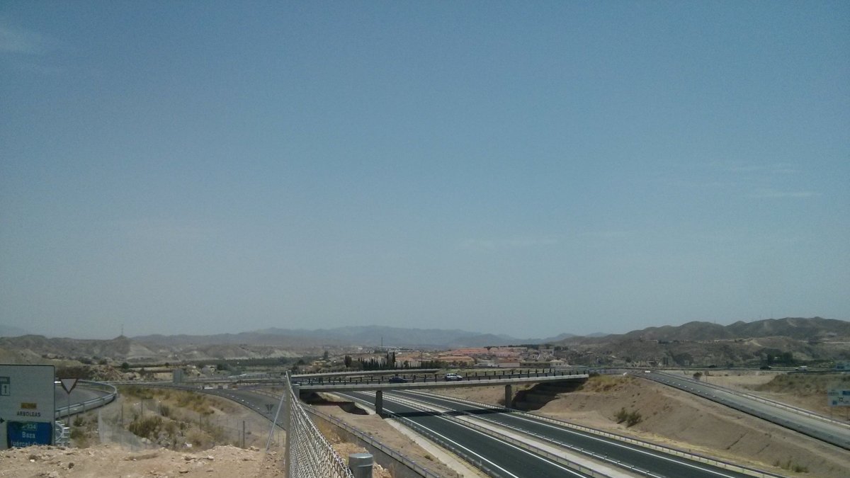 Variante de Albox, último tramo inaugurado de la autovía del Almanzora.