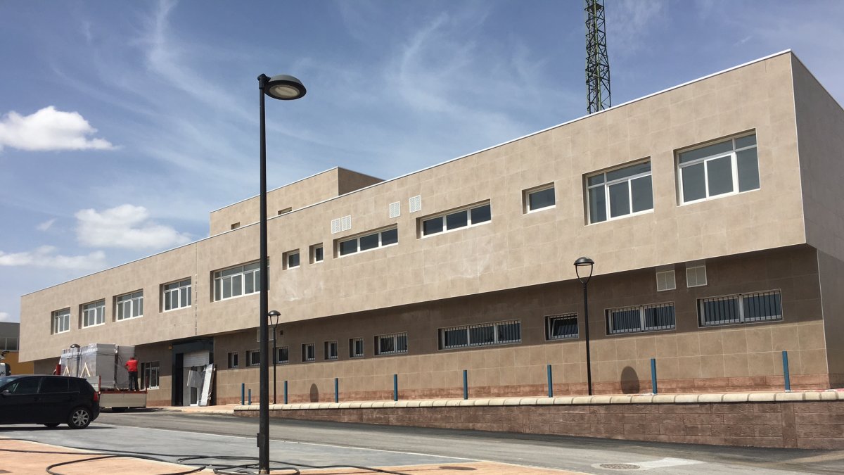 Centro de?salud de Arboleas esta semana, con las obras casi finalizadas.