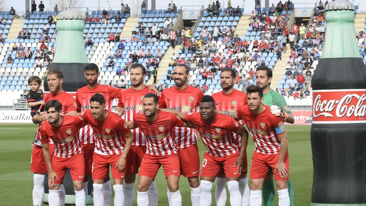 El once del Almería.