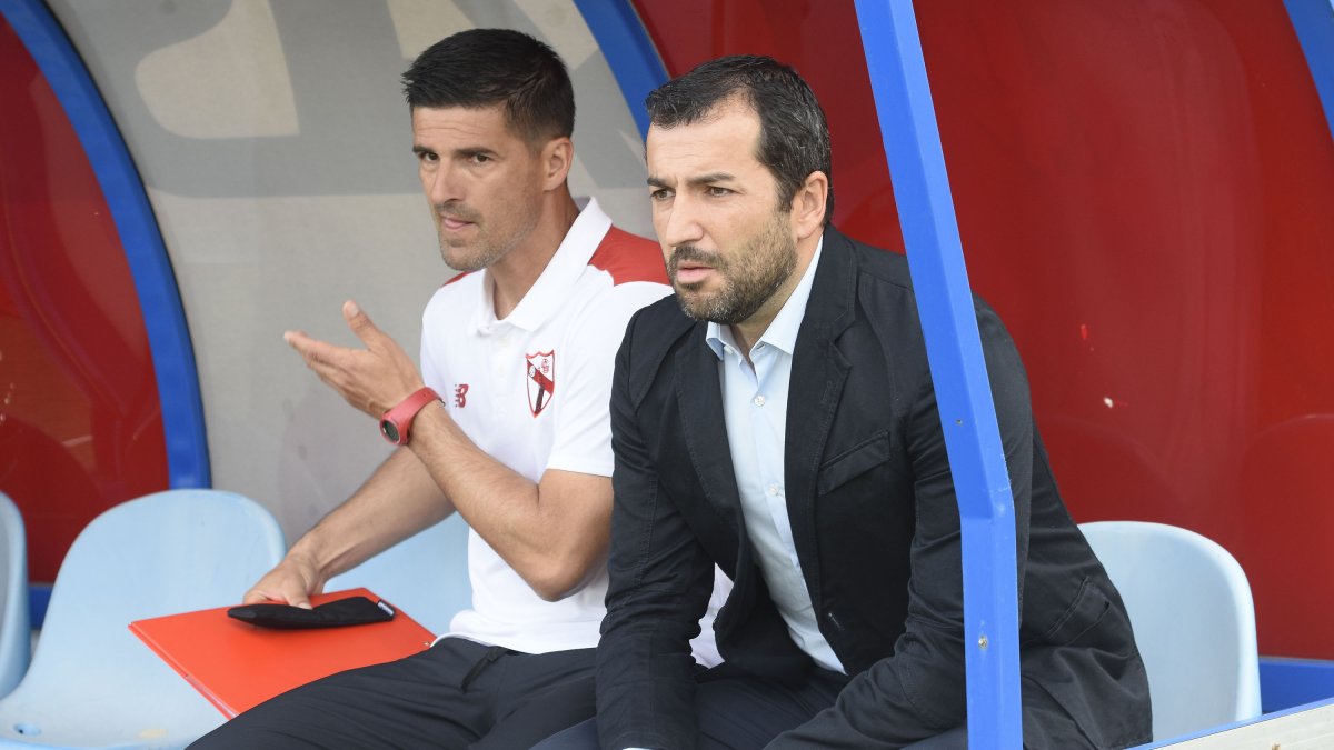 Diego Martínez junto a Cervián.