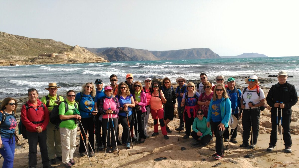 Cabo de Gata es destino de senderistas.