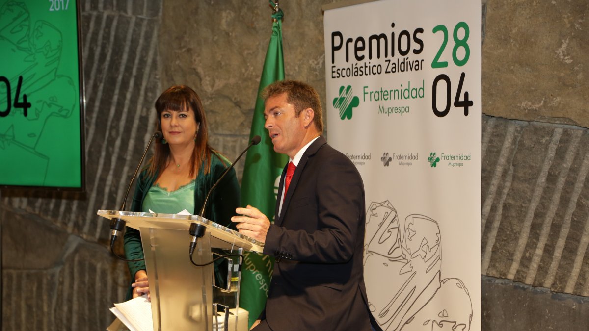 Ginés Grima ha sido protagonista en los premios nacionales de Fraternidad Muprespa.