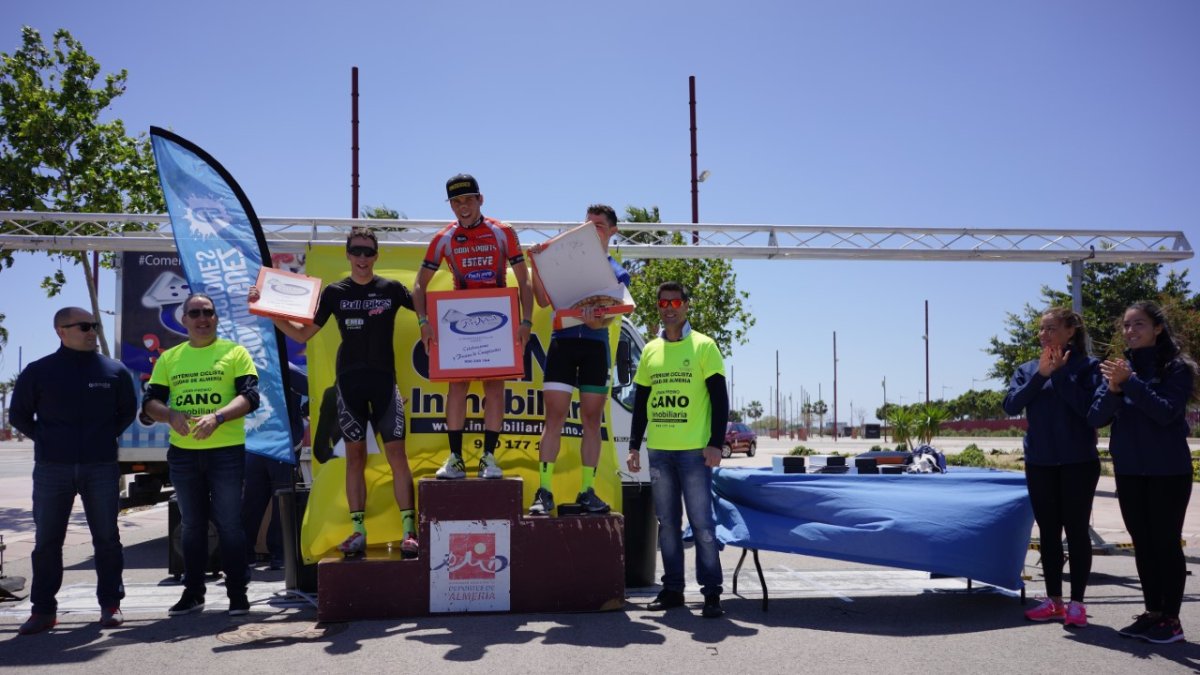 El podio final del Critérium.