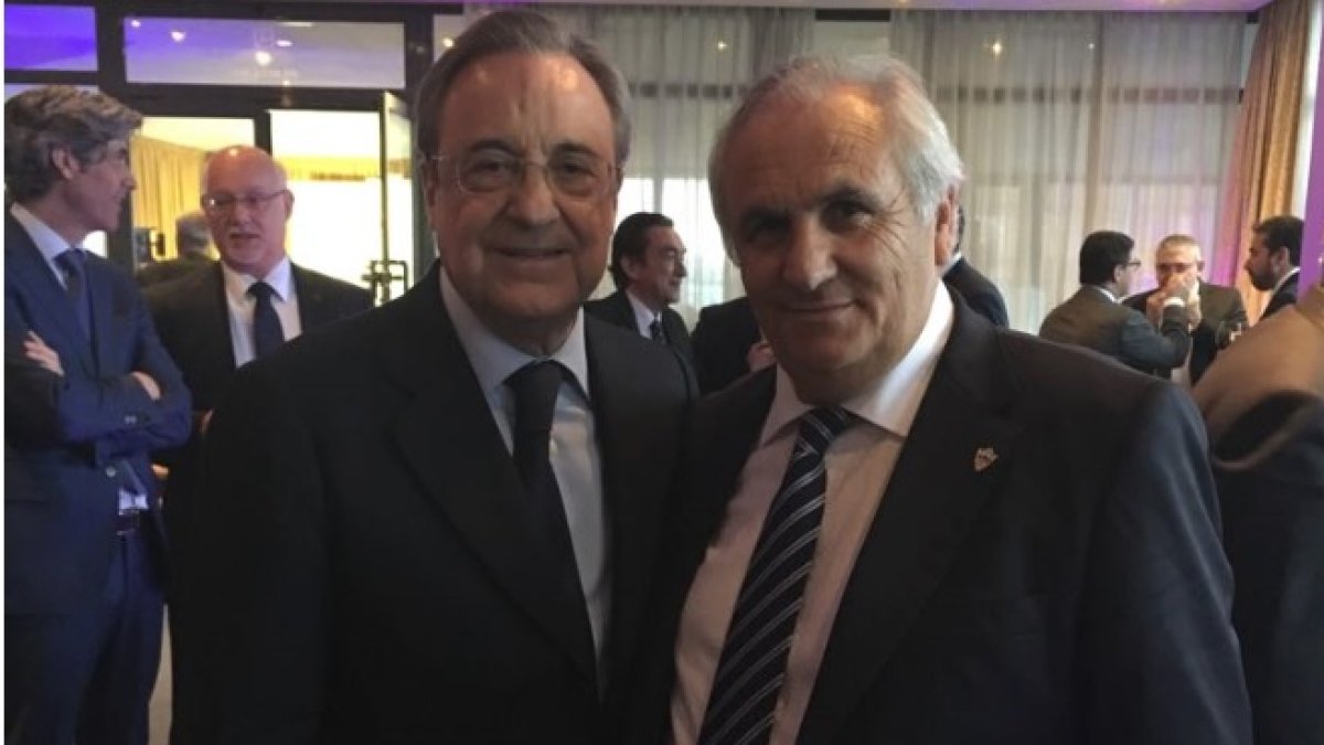 Florentino Pérez y Alfonso García.