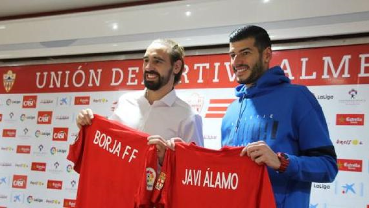 Borja Fernández con Javi Álamo.