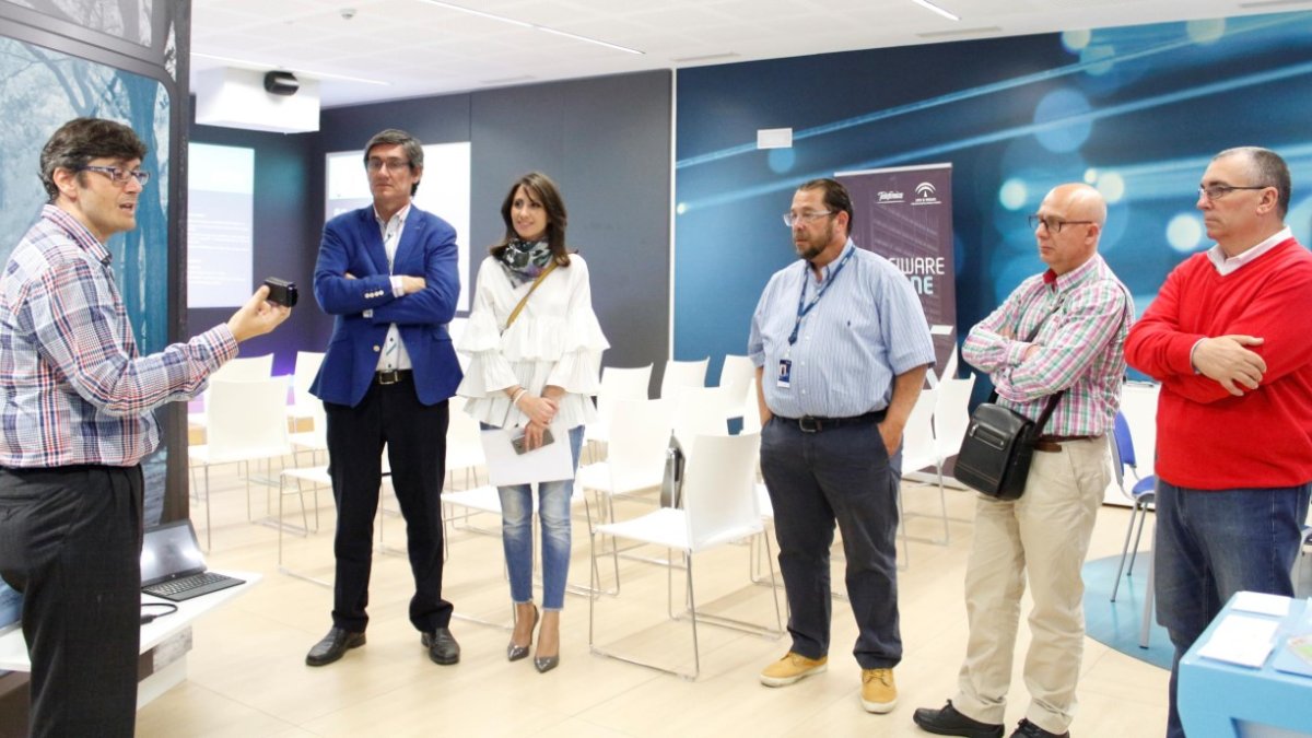 Manuel Cortés y Carmen Belén López ayer en Málaga.