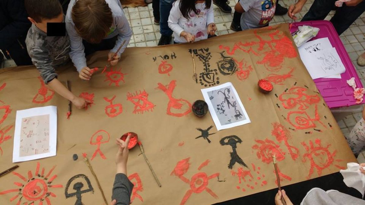 Taller infantil realizado en la última edición de la Feria del Libro.