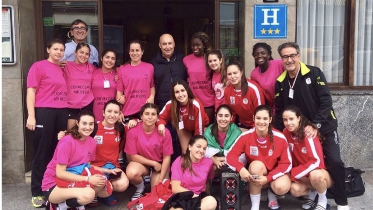 Equipo juvenil BM Roquetas.