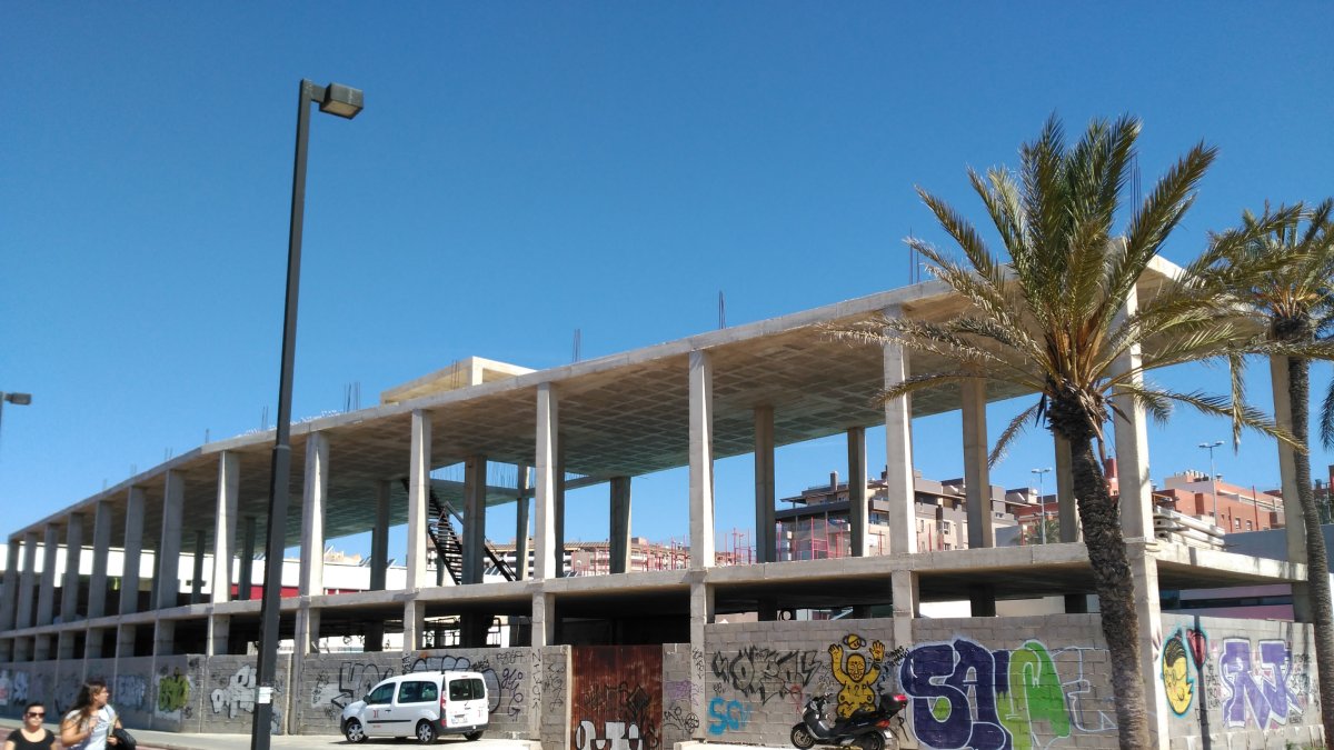 Zona en la que se están realizando las obras