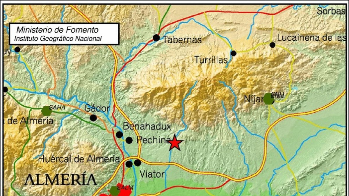 El terremoto ha tenido su epicentro en el término municipal de Viator.