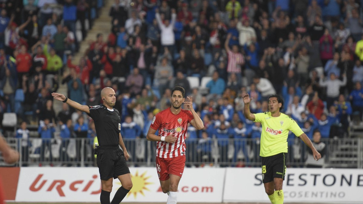 González Fuertes, en el Almería-Córdoba.