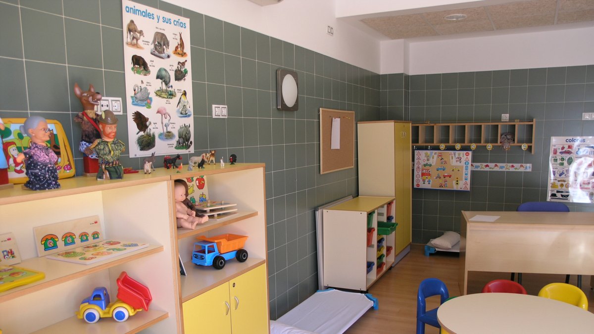 Interior de una guardería en Almería.