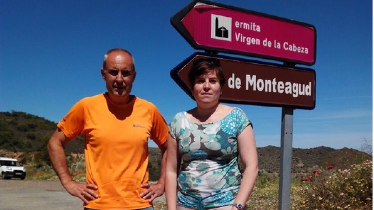 La alcaldesa, Anabel Padilla, en la que será cumbre de la carrera.