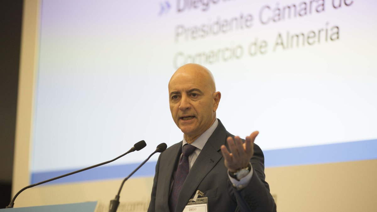 Diego Martínez, presidente de la Cámara de Comercio, ayer.