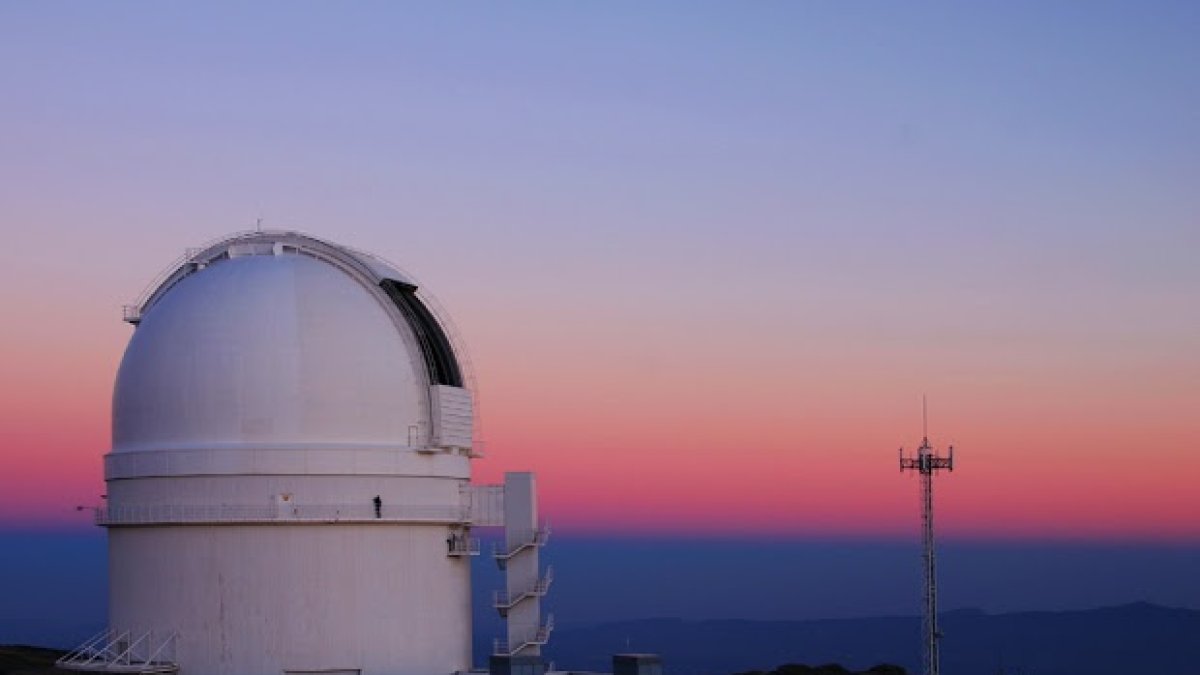 Una Cúpula del observatorio de Calar Alto.