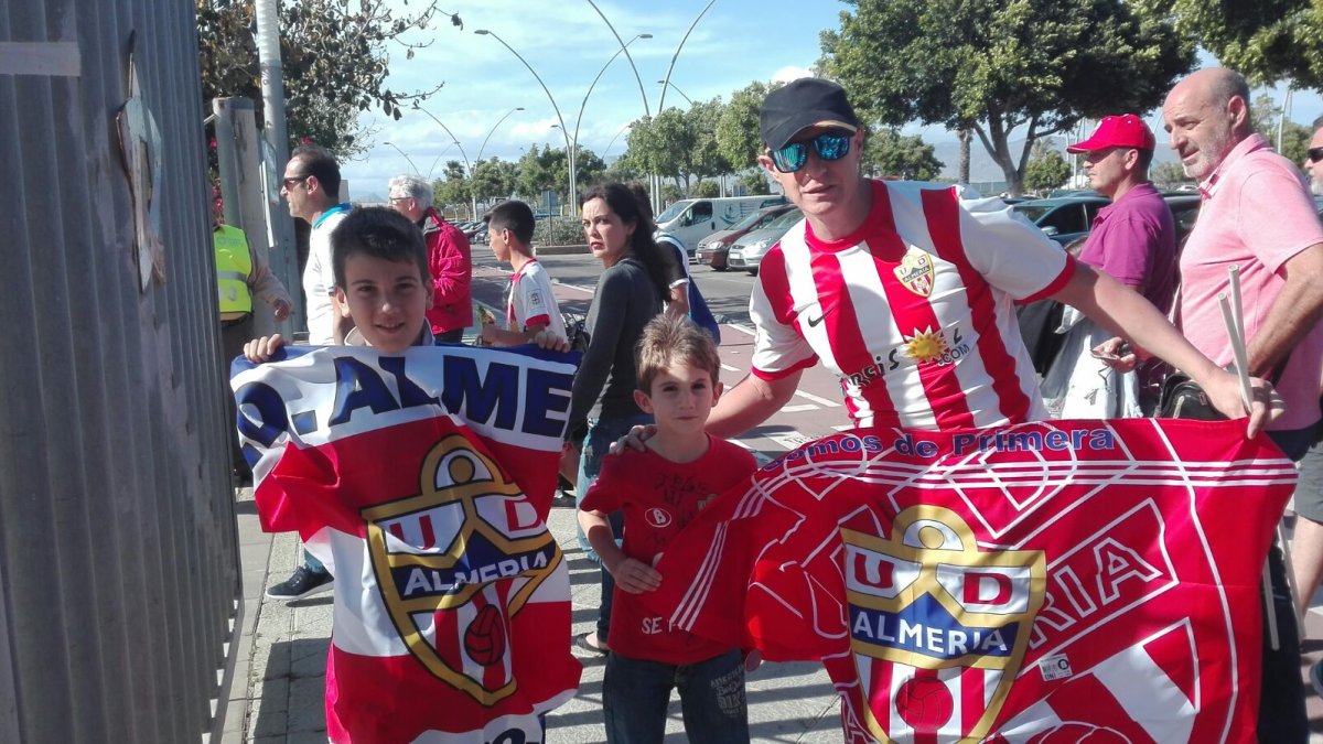 Aficionados rojiblancos.