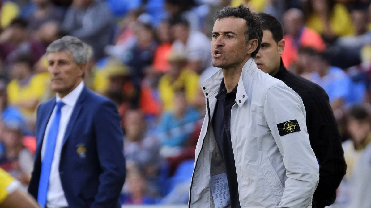 Luis Enrique no tira la Liga.