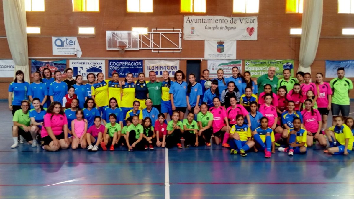 Las protagonistas de la concentración.