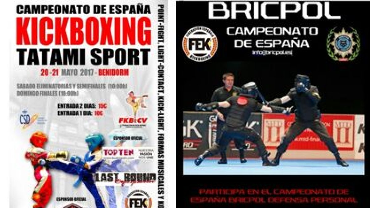 Cartel del Campeonato de España.