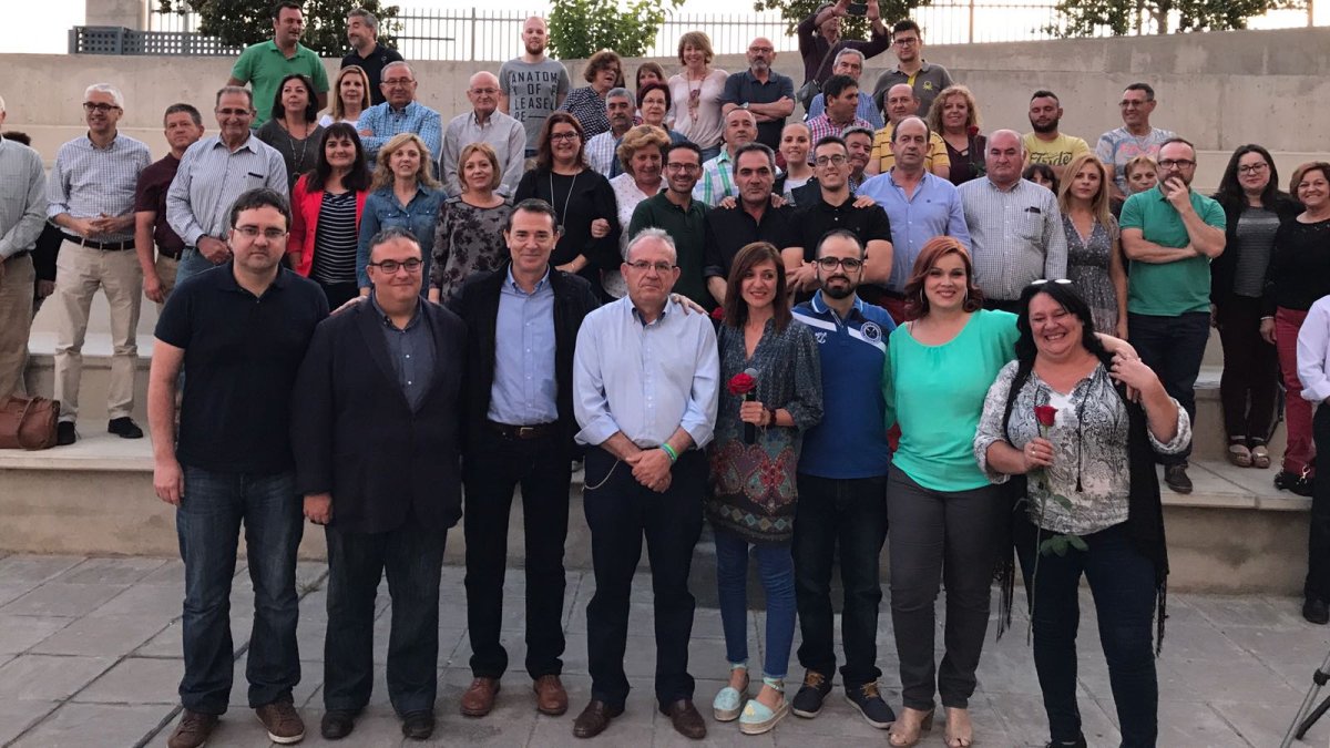 Acto del grupo de apoyo a Susana Díaz ayer en Vícar.