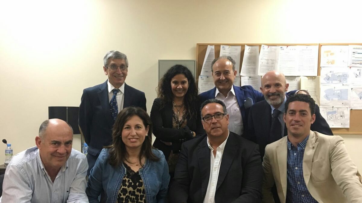 La delegación almeriense desplazada a Nador