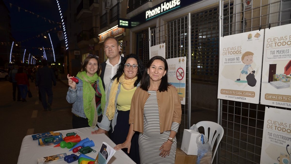 El alcalde, Antonio Fernández, en una de las anteriores ediciones de la Noche en Blanco.