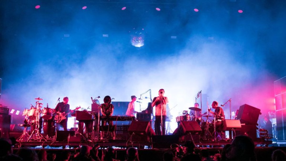La banda LCD Soundsystem durante una actuación en Atlanta / Scott Legato (FilmMagic)