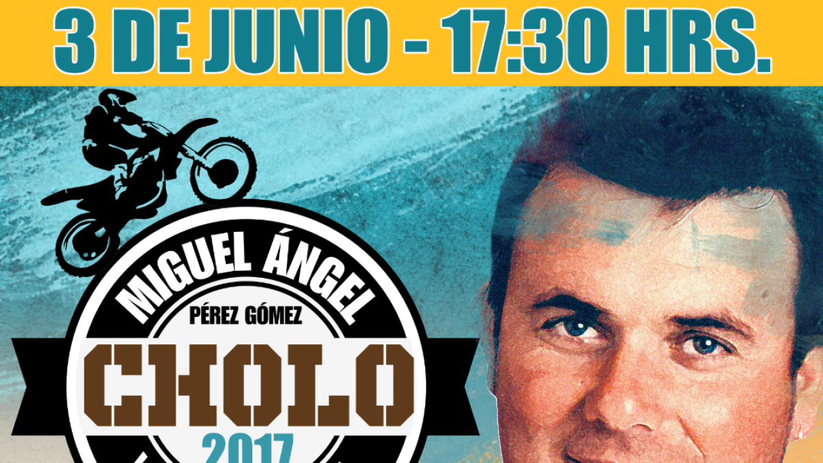 Cartel del Memorial Cholo.