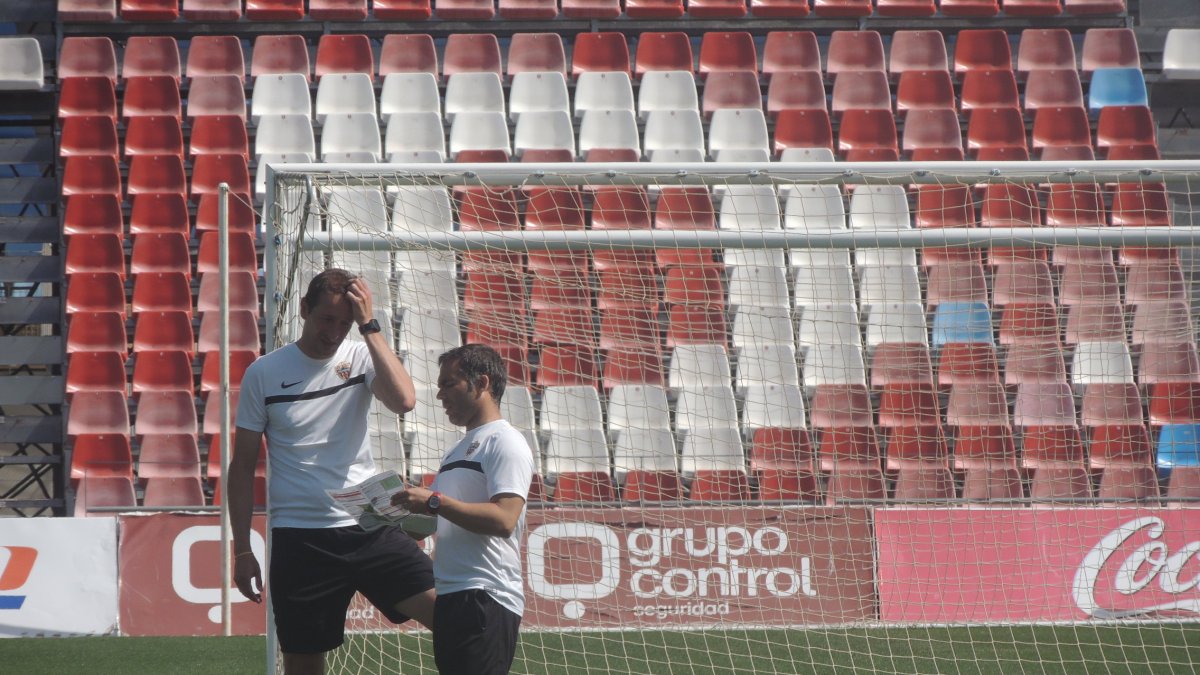 Ramis y su segundo este lunes.