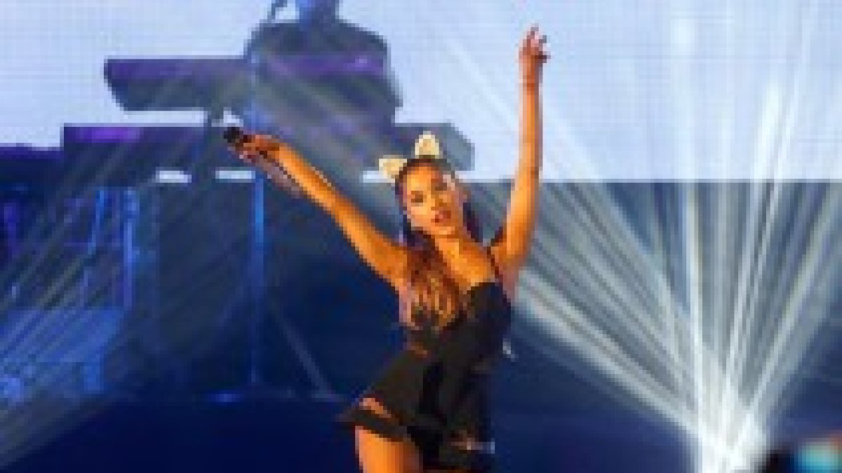 La cantante Ariana Grande.