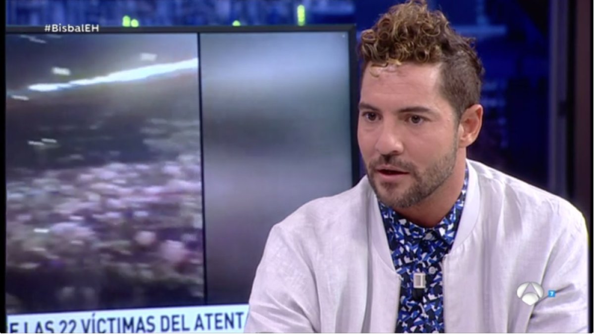 David Bisbal, ayer en 