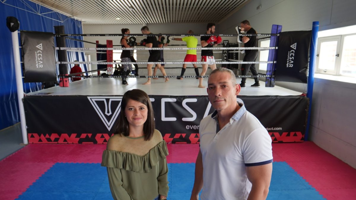 Ángelés Martínez en el club César donde se desarrollará el curso.