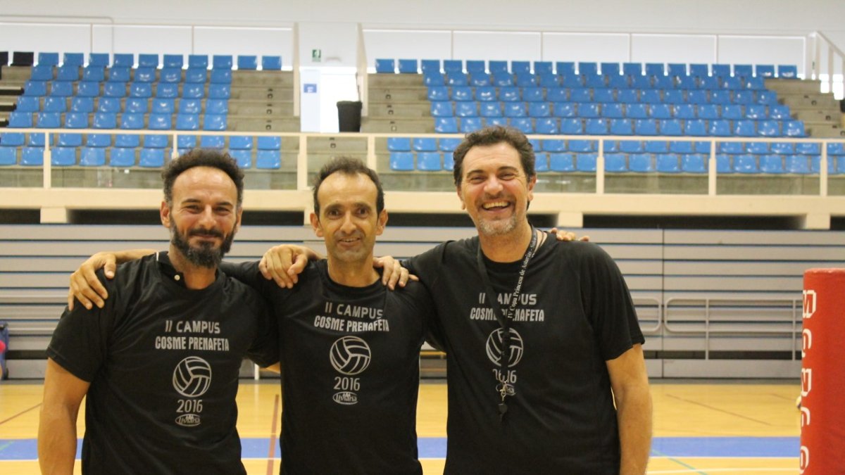 Manolo Berenguel, Cosme Prenafeta y Pascual Saurín.